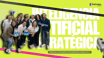 Descubre por qué DaCodes Academy es la mejor opción para la capacitación en IA de equipos corporativos, con programas personalizados y soporte continuo.